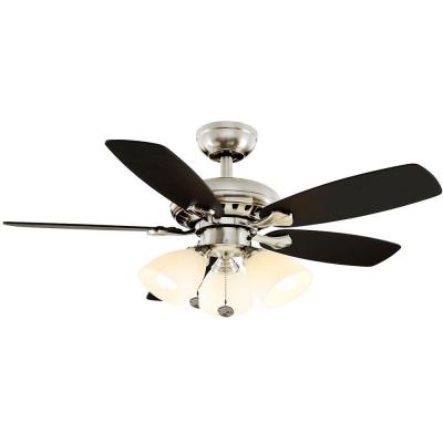 Luxenberg 36 in. Indoor Brushed Nickel Ceiling Fan